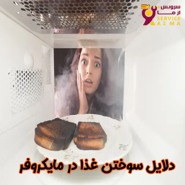 دلایل سوختن غذا در مایکروفر